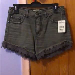 Free People shorts ASO Allison argent Teen Wolf